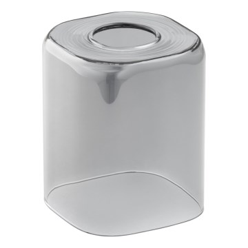 Vidro de substituição para candeeiro E27 11x9,5 cm cinzento