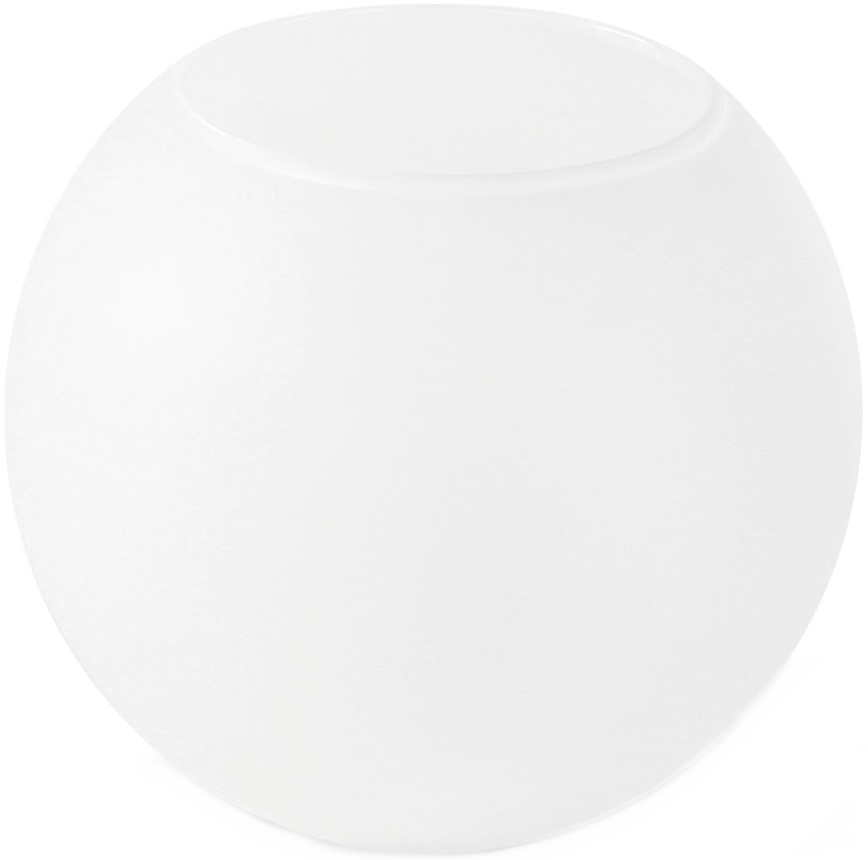 Vidro de substituição para candeeiro E27, diâmetro 15 cm, branco