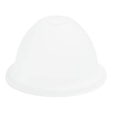 Vidro de substituição para candeeiro E27 diâmetro 19 cm branco