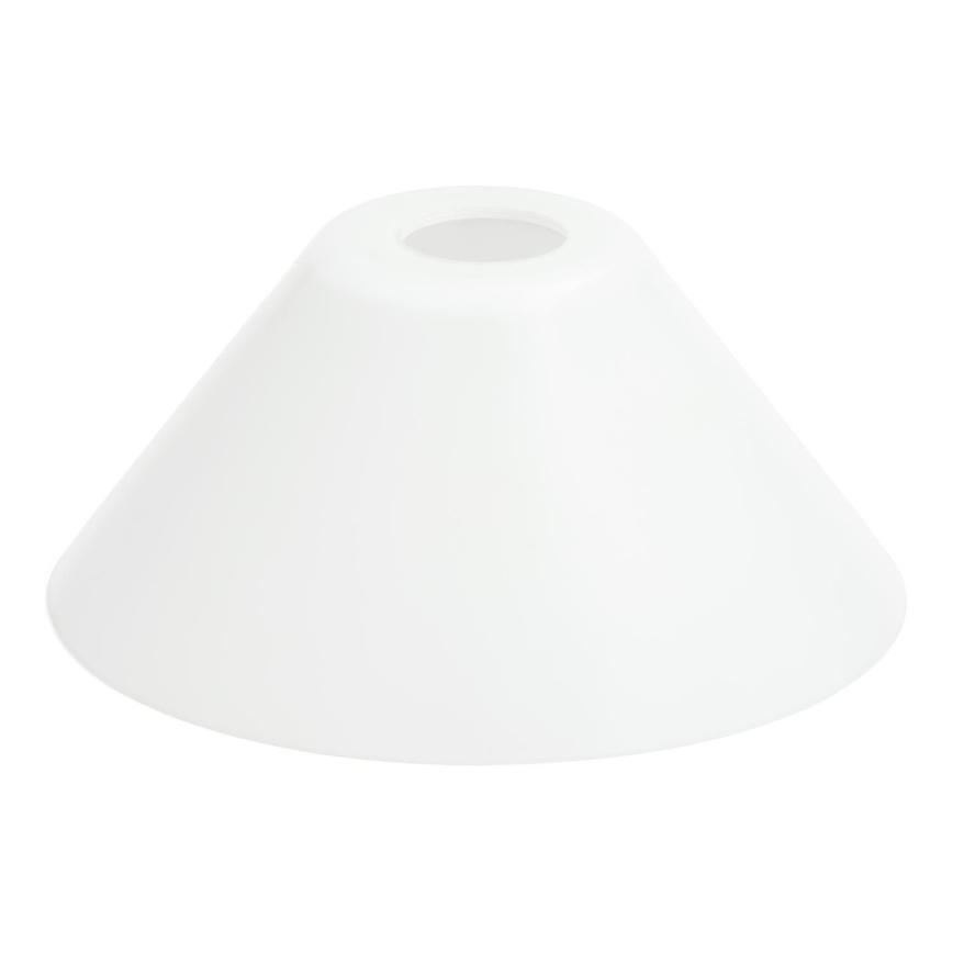 Vidro de substituição para candeeiro E27 diâmetro 22 cm branco