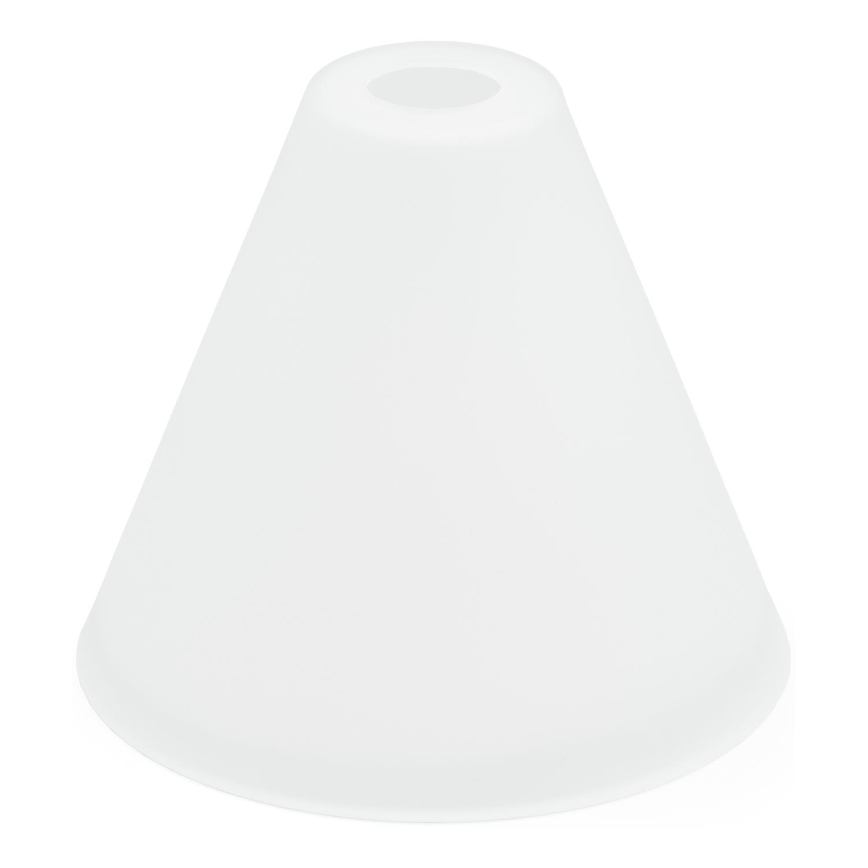 Vidro de substituição para candeeiro E27 diâmetro 23 cm branco