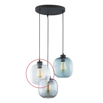 Vidro de substituição para candeeiro ELIO E27 transparente