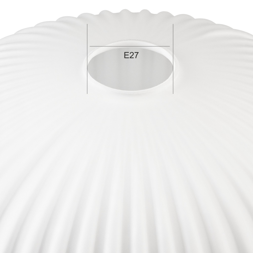 Vidro de substituição para candeeiro HARMA E27 14x25 cm branco