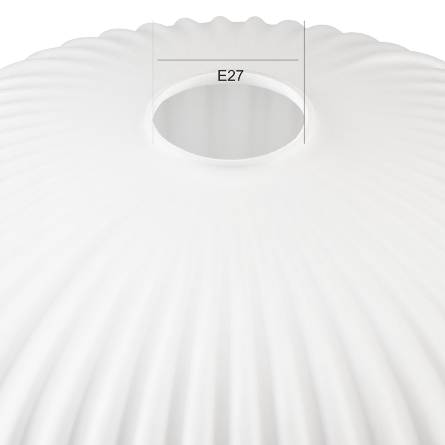 Vidro de substituição para candeeiro HARMA E27 17x30 cm branco