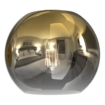 Vidro de substituição para candeeiro MONTE E27 diâmetro 20 cm dourado/fumado