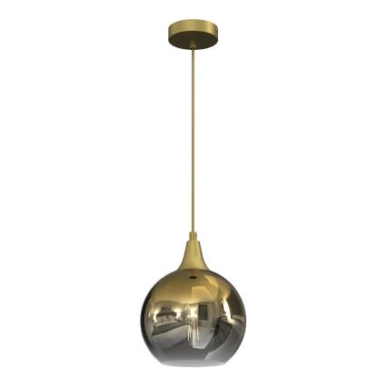 Vidro de substituição para candeeiro MONTE E27 diâmetro 20 cm dourado/fumado