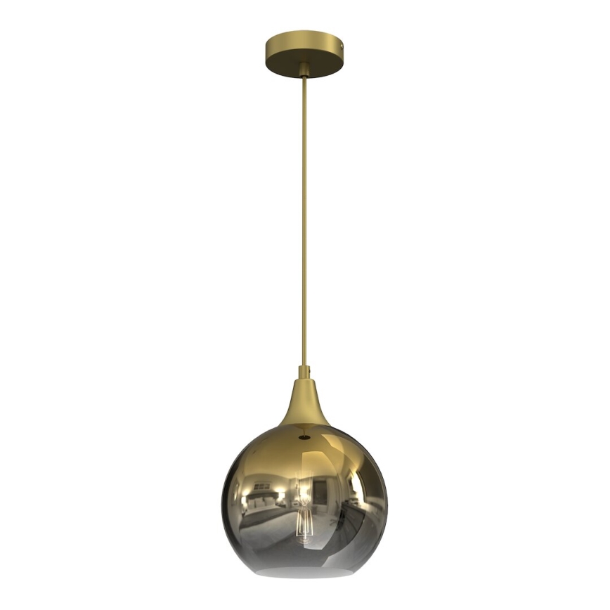 Vidro de substituição para candeeiro MONTE E27 diâmetro 20 cm dourado/fumado