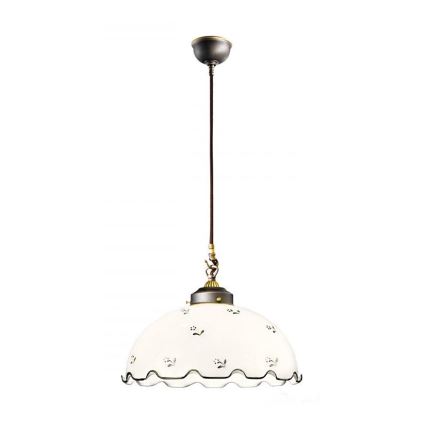 Vidro de substituição para candeeiro NONNA E27 diâmetro 36 cm branco/verde