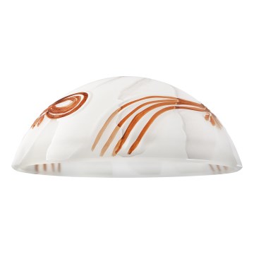 Vidro de substituição para candeeiro SFERA E27 120x300 mm branco/laranja