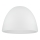Vidro de substituição para candelabro E27 diâmetro 18 cm branco