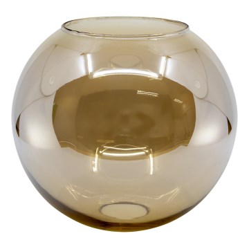 Vidro de substituição para candelabro E27 diâmetro 20 cm bege