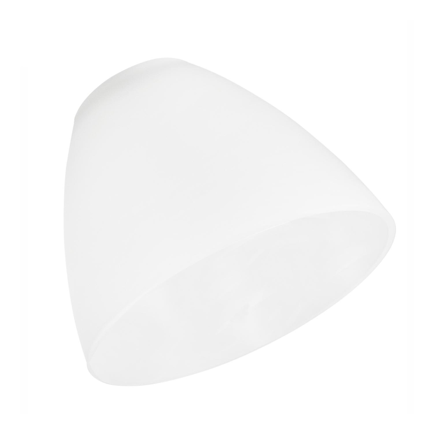 Vidro de substituição para lustre, candeeiro de mesa, candeeiro de pé, aplique e candeeiro de teto MIRANDA E27 110x130 mm branco