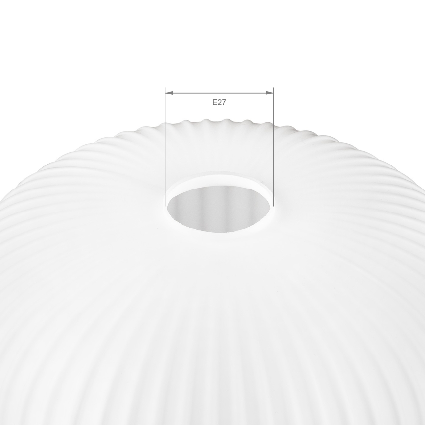 Vidro de substituição para lustre HARMA E27 23x25 cm branco