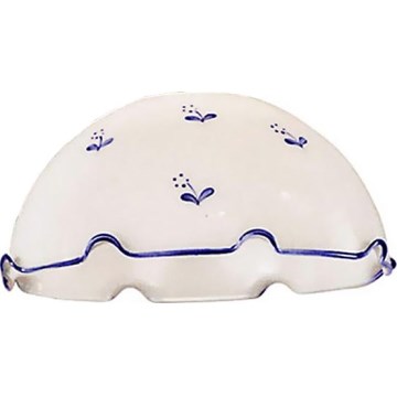Vidro de substituição universal NONNA E27 diâmetro 20 cm branco/azul