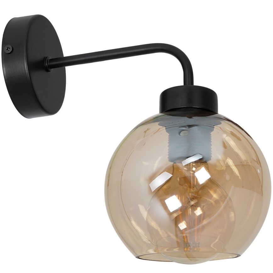 Vidro de substituição universal SOFIA E27 Ø 20 cm bege fumê