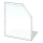 Vidro sob a lareira 1100x1100x8 mm quadrado biselado