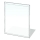 Vidro sob a lareira 1200x1000x8 mm retângulo