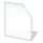 Vidro sob a lareira 1250x1250x8 mm quadrado biselado
