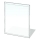 Vidro sob a lareira 900x750x8 mm retângulo