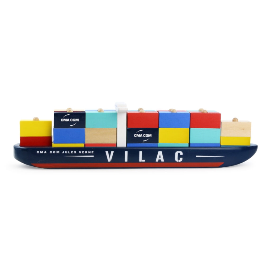 Vilac - Conjunto de construção de navio porta-contentor