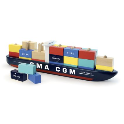 Vilac - Conjunto de construção de navio porta-contentor