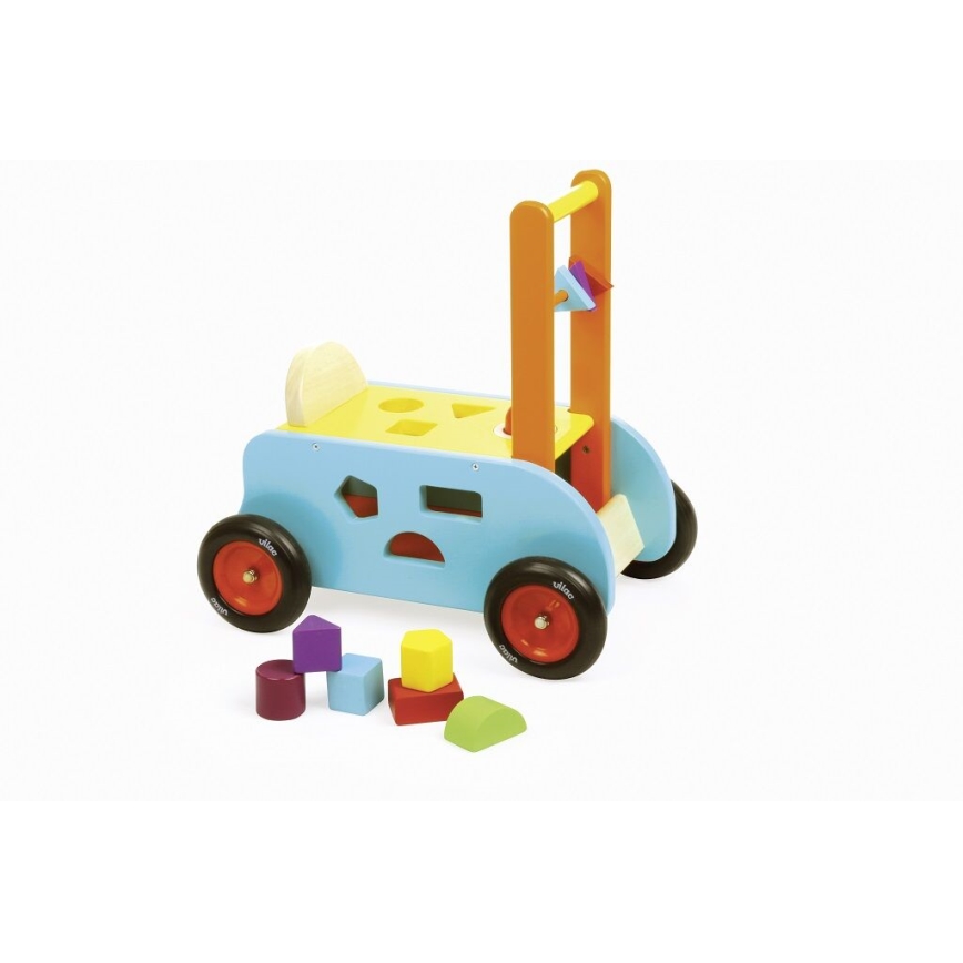 Vilac - Madeira multifuncional carrinho