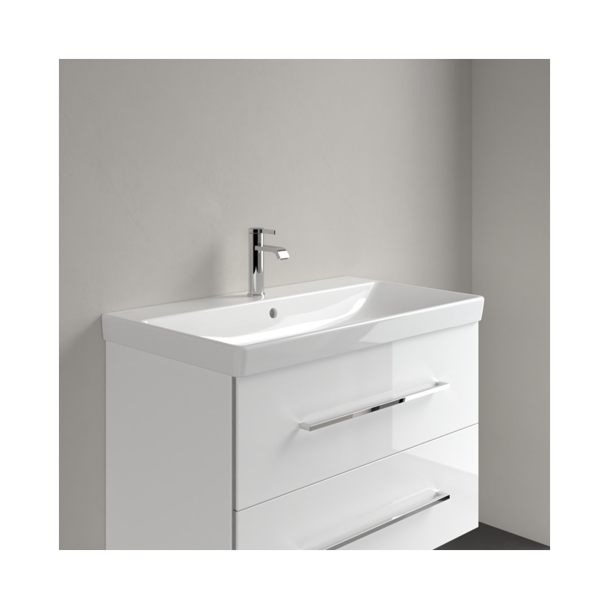 Villeroy & Boch 41568001 - Lavatório suspenso AVENTO 80x47 cm cerâmica/branco