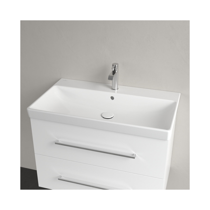 Villeroy & Boch 41568001 - Lavatório suspenso AVENTO 80x47 cm cerâmica/branco