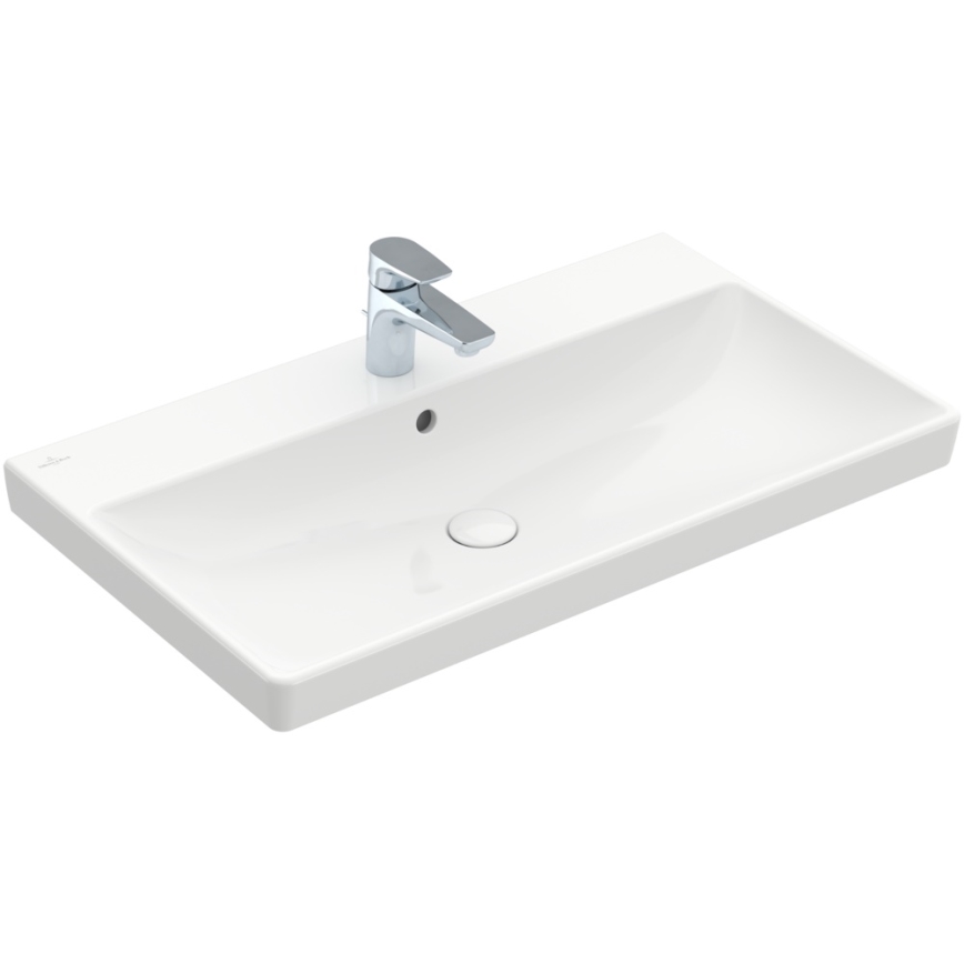 Villeroy & Boch 41568001 - Lavatório suspenso AVENTO 80x47 cm cerâmica/branco