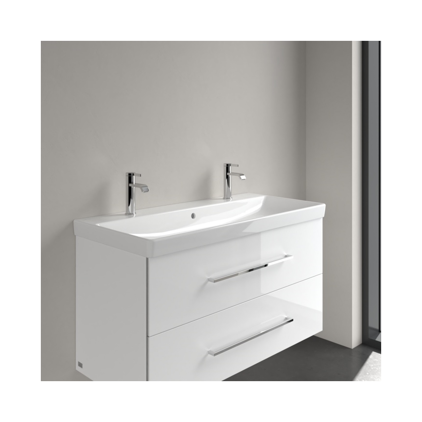 Villeroy & Boch 4156A401 - Lavatório suspenso AVENTO 100x47 cm cerâmica/branco
