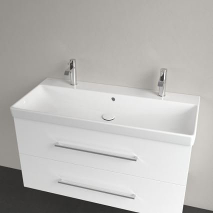 Villeroy & Boch 4156A401 - Lavatório suspenso AVENTO 100x47 cm cerâmica/branco