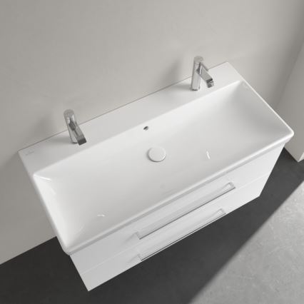Villeroy & Boch 4156A401 - Lavatório suspenso AVENTO 100x47 cm cerâmica/branco
