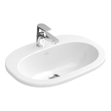 Villeroy & Boch 41615601 - Lavatório encastrado O.NOVO 56 x 40,5 cm cerâmica/branco