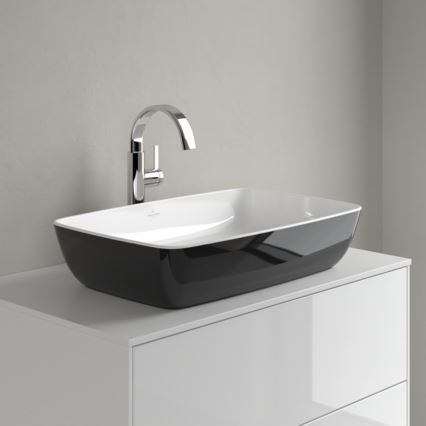 Villeroy & Boch 417258BCT8 - Lavatório de sobrepor ARTIS 58x38,5 cm cerâmica/preto