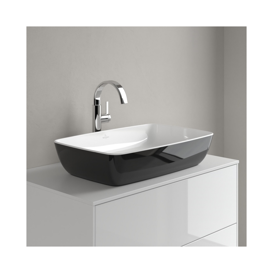 Villeroy & Boch 417258BCT8 - Lavatório de sobrepor ARTIS 58x38,5 cm cerâmica/preto