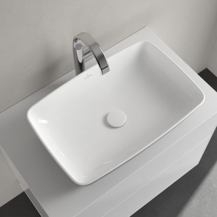Villeroy & Boch 417258BCT8 - Lavatório de sobrepor ARTIS 58x38,5 cm cerâmica/preto