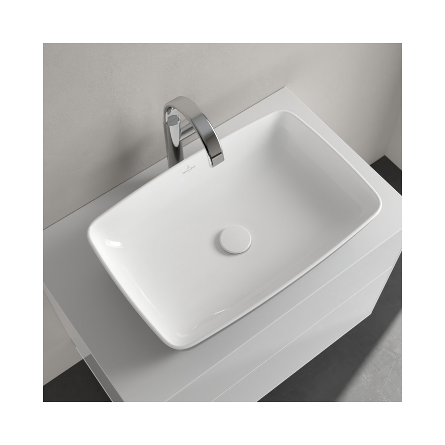 Villeroy & Boch 417258BCT8 - Lavatório de sobrepor ARTIS 58x38,5 cm cerâmica/preto