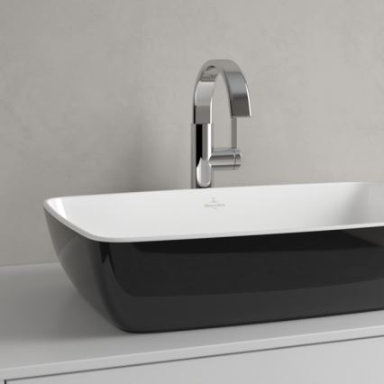 Villeroy & Boch 417258BCT8 - Lavatório de sobrepor ARTIS 58x38,5 cm cerâmica/preto