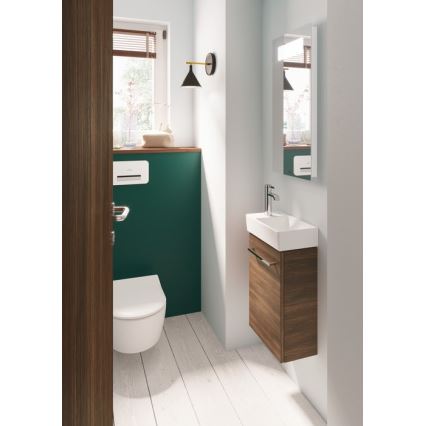 Villeroy & Boch 43003R01 - Lavatório suspenso AVENTO 36x22 cm cerâmica/branco