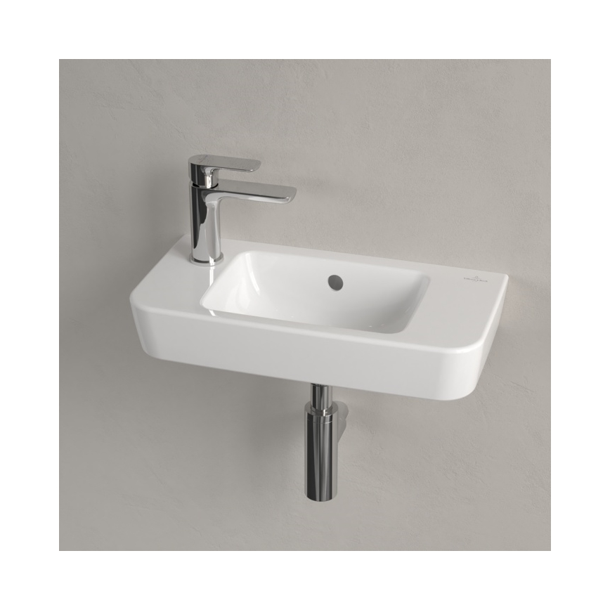 Villeroy & Boch 4342L501 - Lavatório suspenso O.NOVO 50 x 25 cm, cerâmica/branco