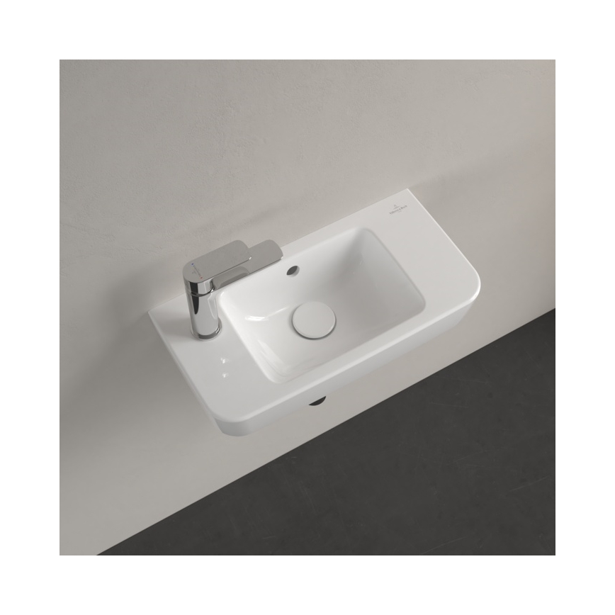 Villeroy & Boch 4342L501 - Lavatório suspenso O.NOVO 50 x 25 cm, cerâmica/branco