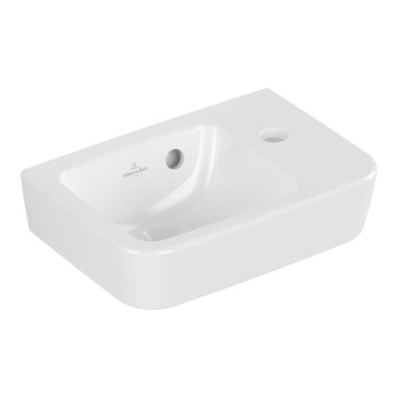 Villeroy & Boch 43433601 - Lavatório suspenso O.NOVO 36 x 25 cm, cerâmica/branco