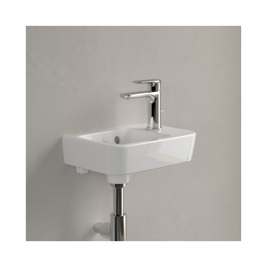 Villeroy & Boch 43433601 - Lavatório suspenso O.NOVO 36 x 25 cm, cerâmica/branco