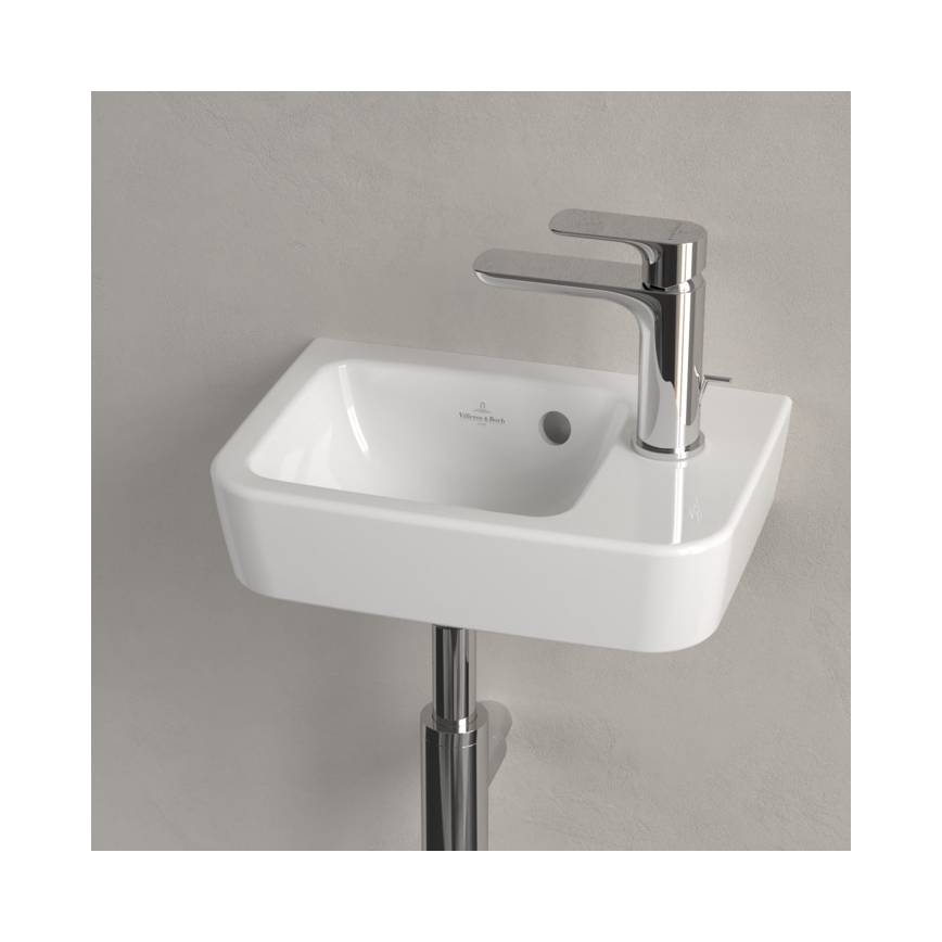 Villeroy & Boch 43433601 - Lavatório suspenso O.NOVO 36 x 25 cm, cerâmica/branco