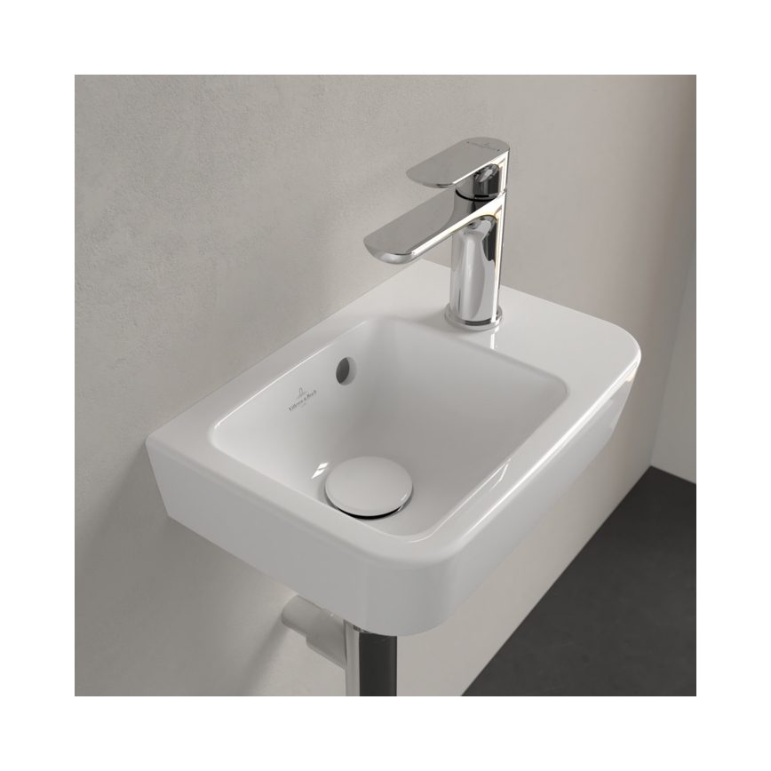 Villeroy & Boch 43433601 - Lavatório suspenso O.NOVO 36 x 25 cm, cerâmica/branco
