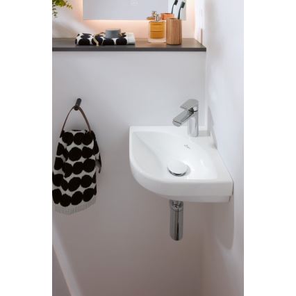 Villeroy & Boch 43714601 - Lavatório de canto suspenso SUBWAY 3.0 32x32 cm cerâmica/branco