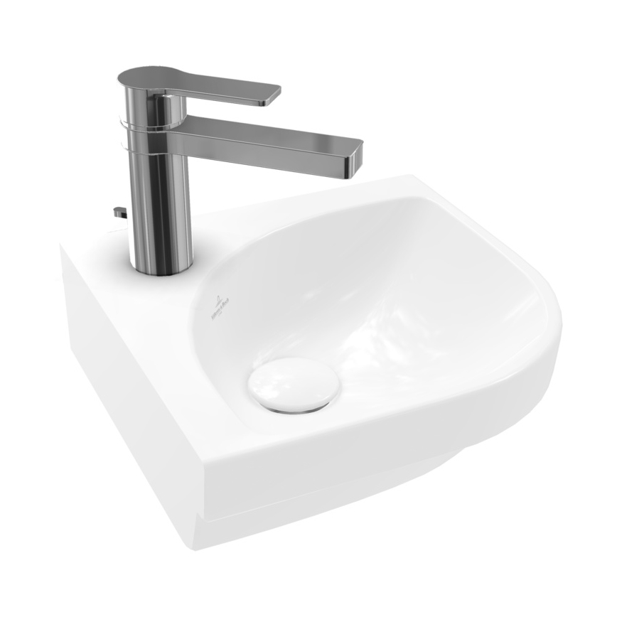 Villeroy & Boch 43714601 - Lavatório de canto suspenso SUBWAY 3.0 32x32 cm cerâmica/branco