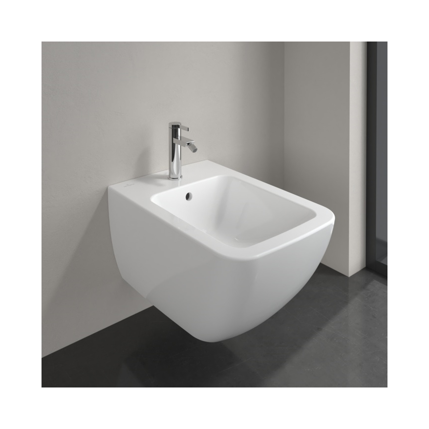 Villeroy & Boch 441100R1 - Bidé suspenso VENTICELLO cerâmica/branco