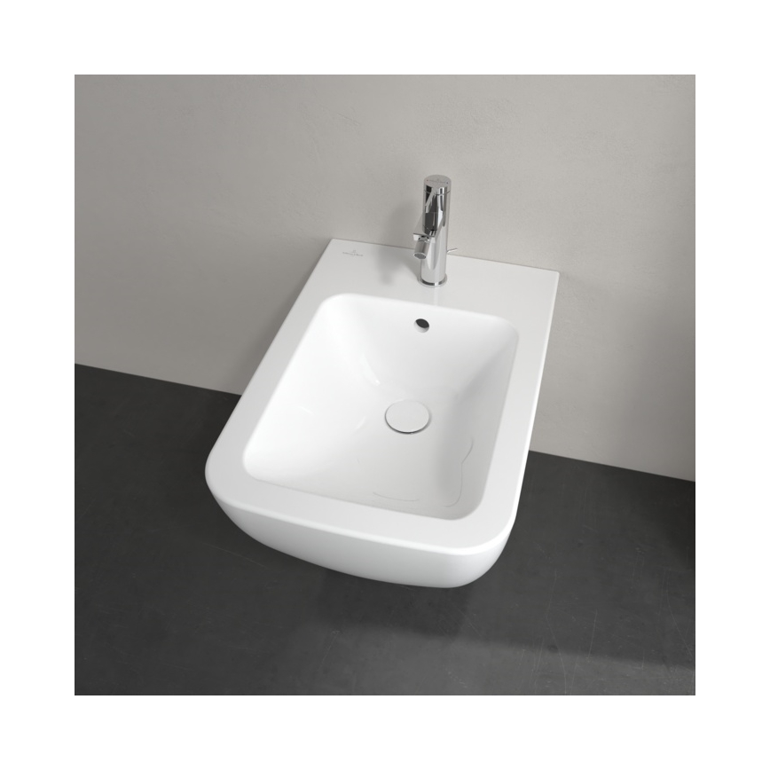 Villeroy & Boch 441100R1 - Bidé suspenso VENTICELLO cerâmica/branco