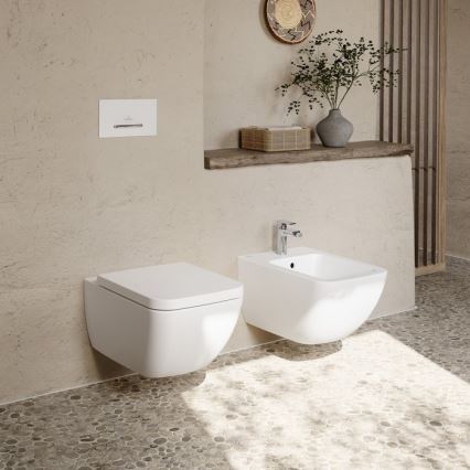 Villeroy & Boch 441100R1 - Bidé suspenso VENTICELLO cerâmica/branco